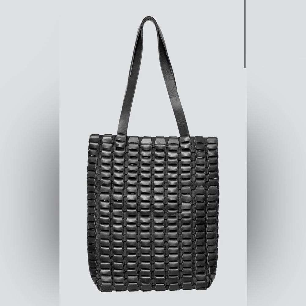 Assembly NYC dark green leather basket bag
